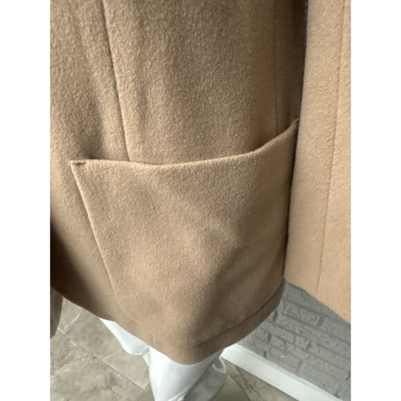 Ann Taylor Women Caramel Wool Cashmere Blend Jacket Size 6P - Picture 5 of 8